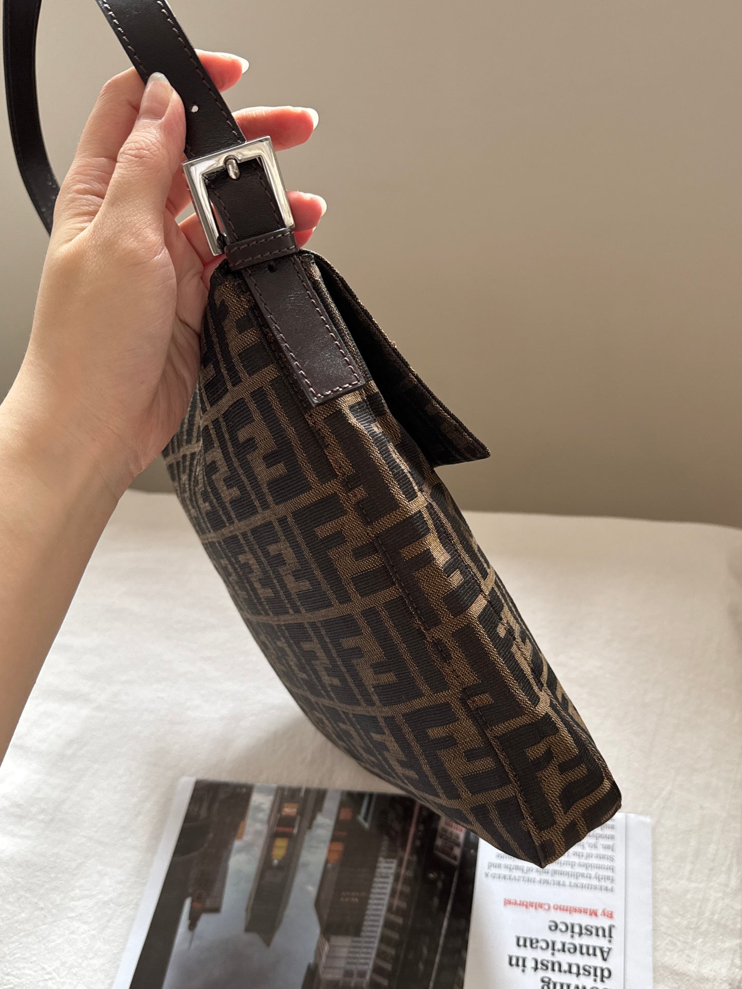 Vintage Fendi zucca square baguette 🥖