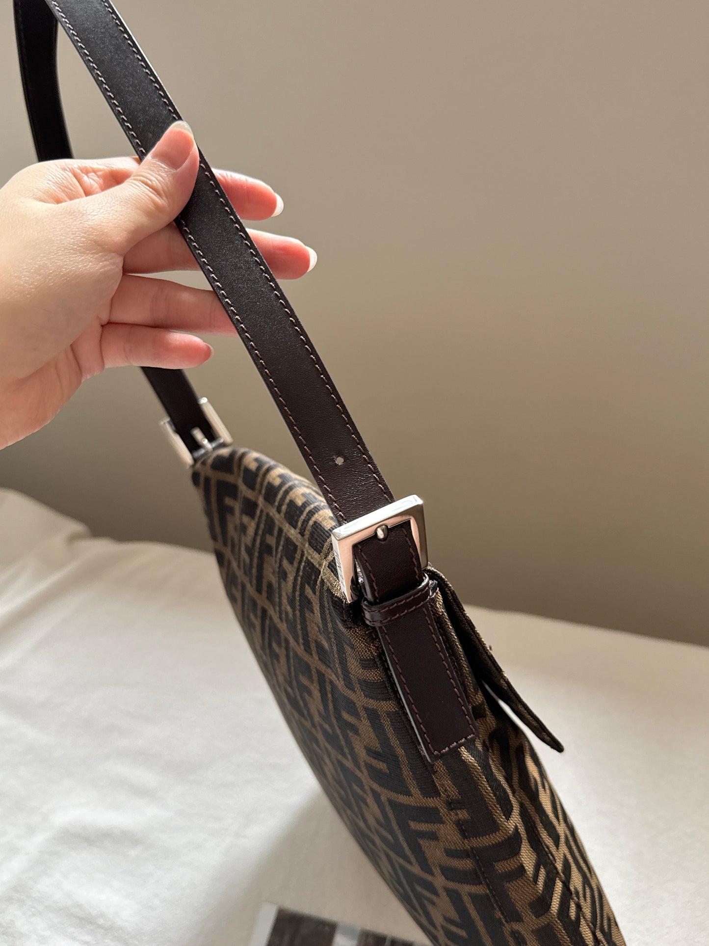 Vintage Fendi zucca square baguette 🥖