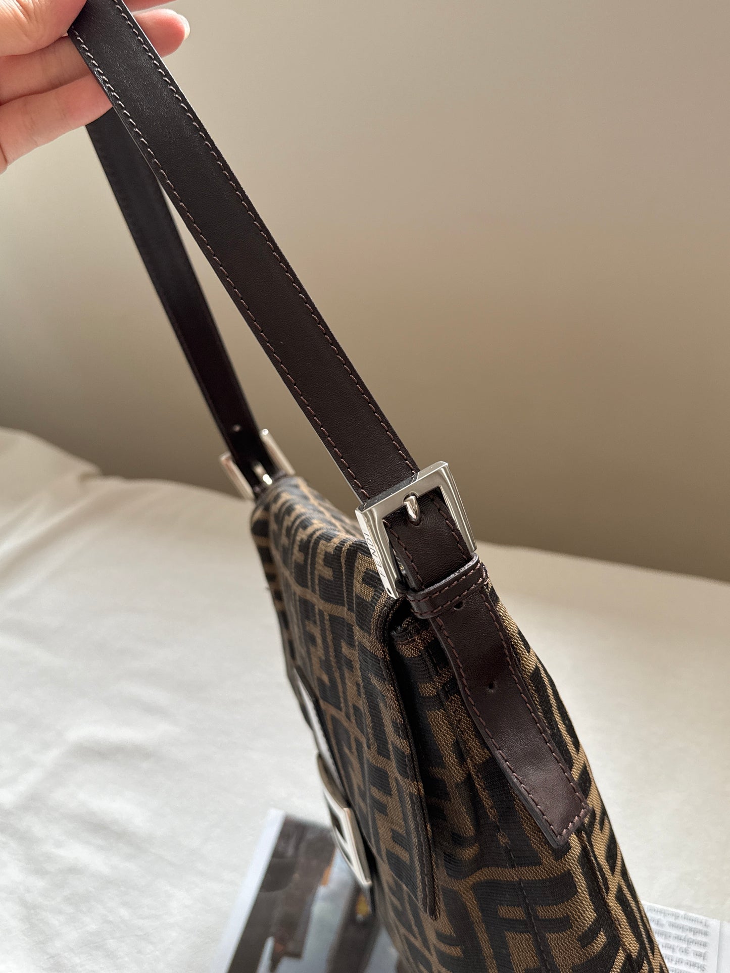 Vintage Fendi zucca square baguette 🥖