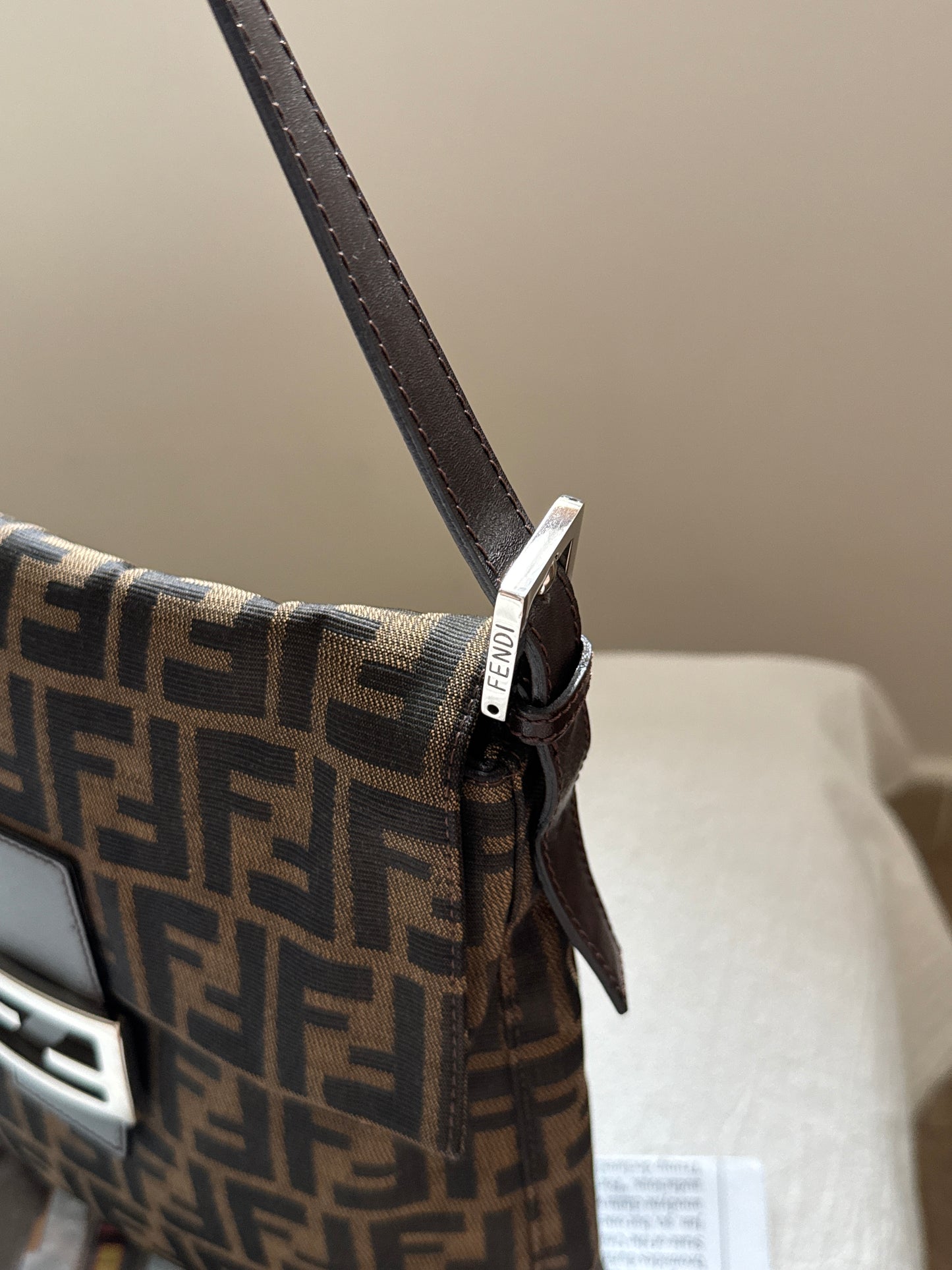 Vintage Fendi zucca square baguette 🥖