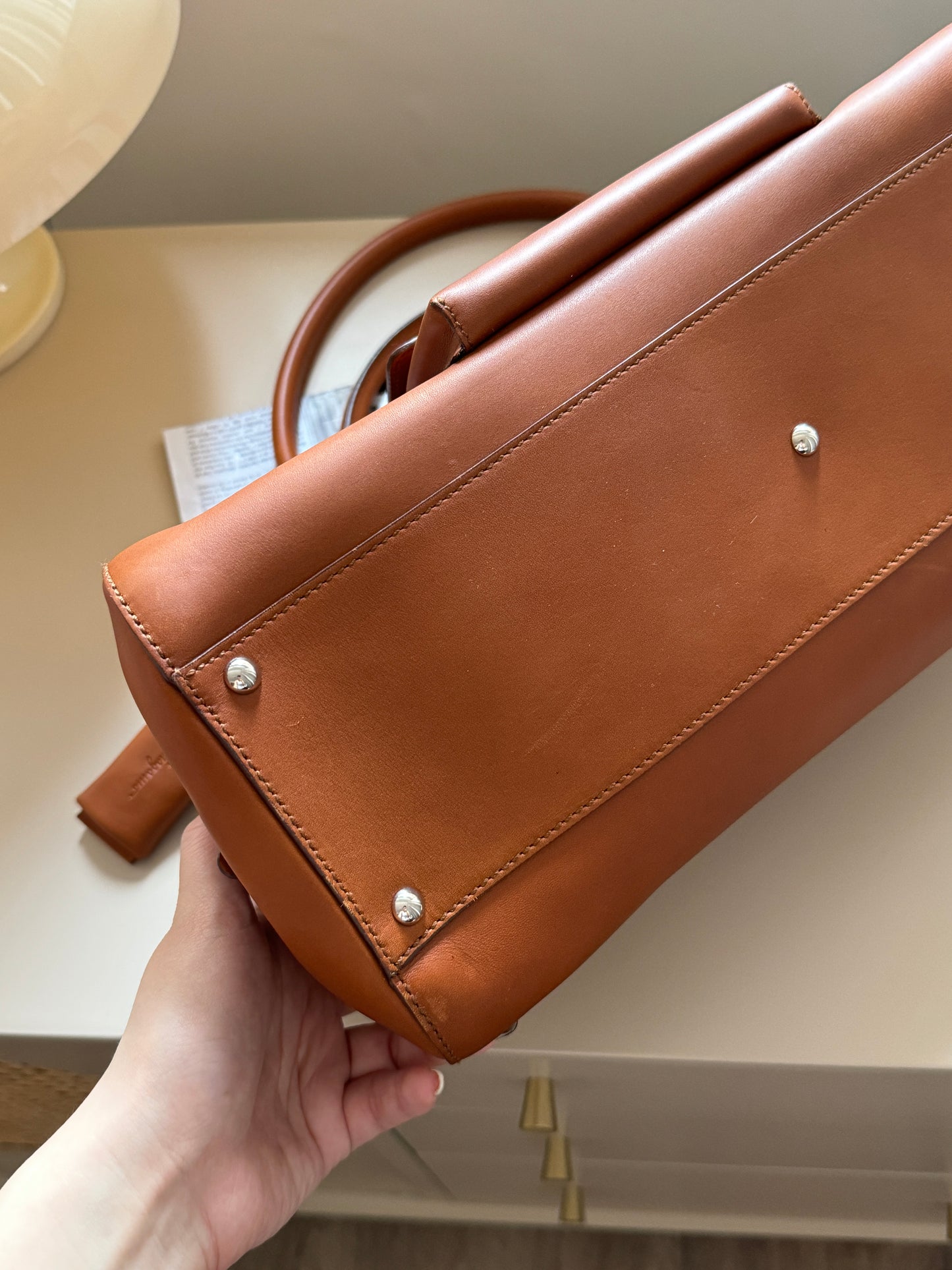 Vintage Salvatore Ferragamo木扣shoulder bag🪵