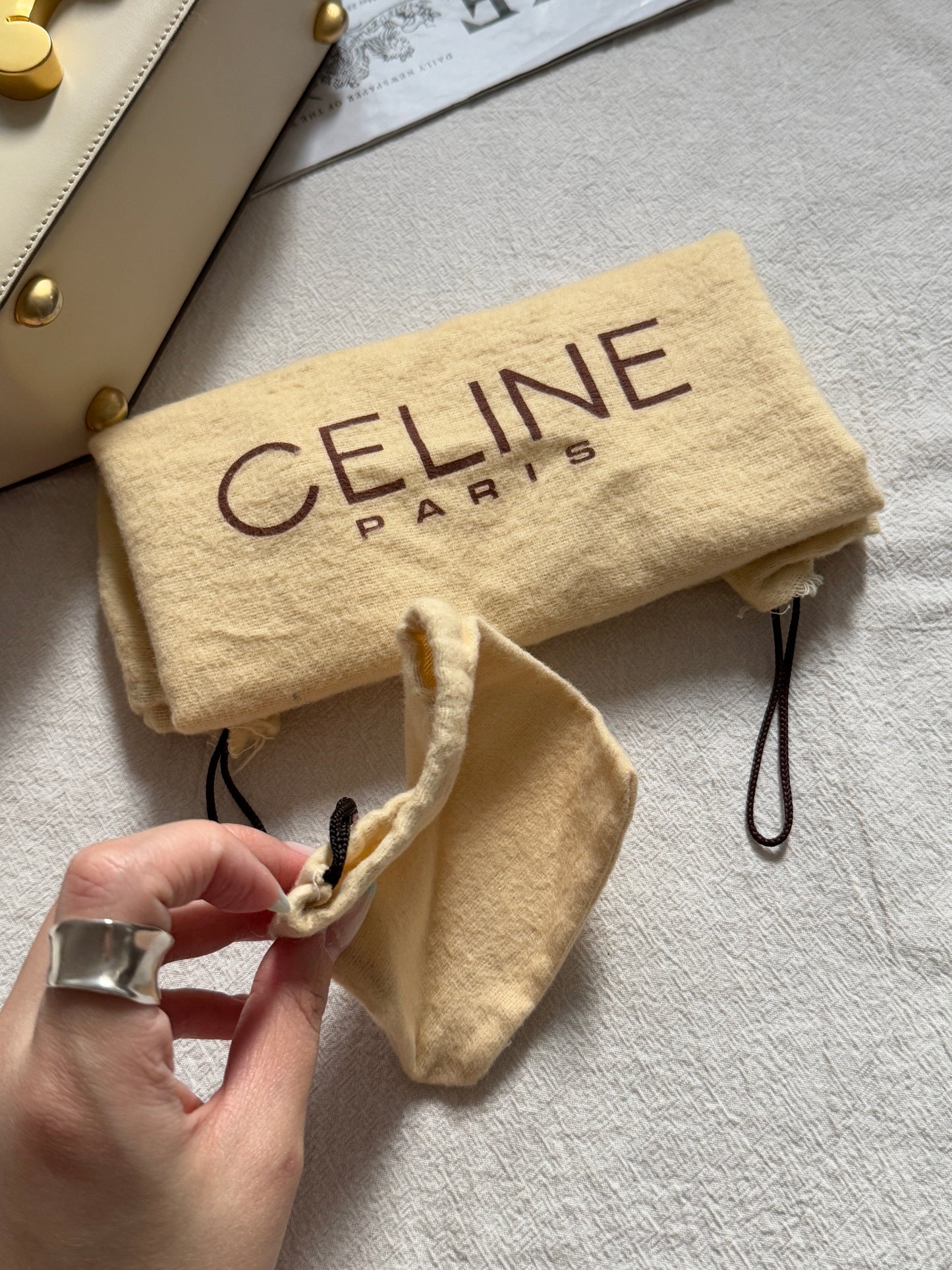 店主珍藏🖤Vintage Celine 1995 大骨頭扣2-way
