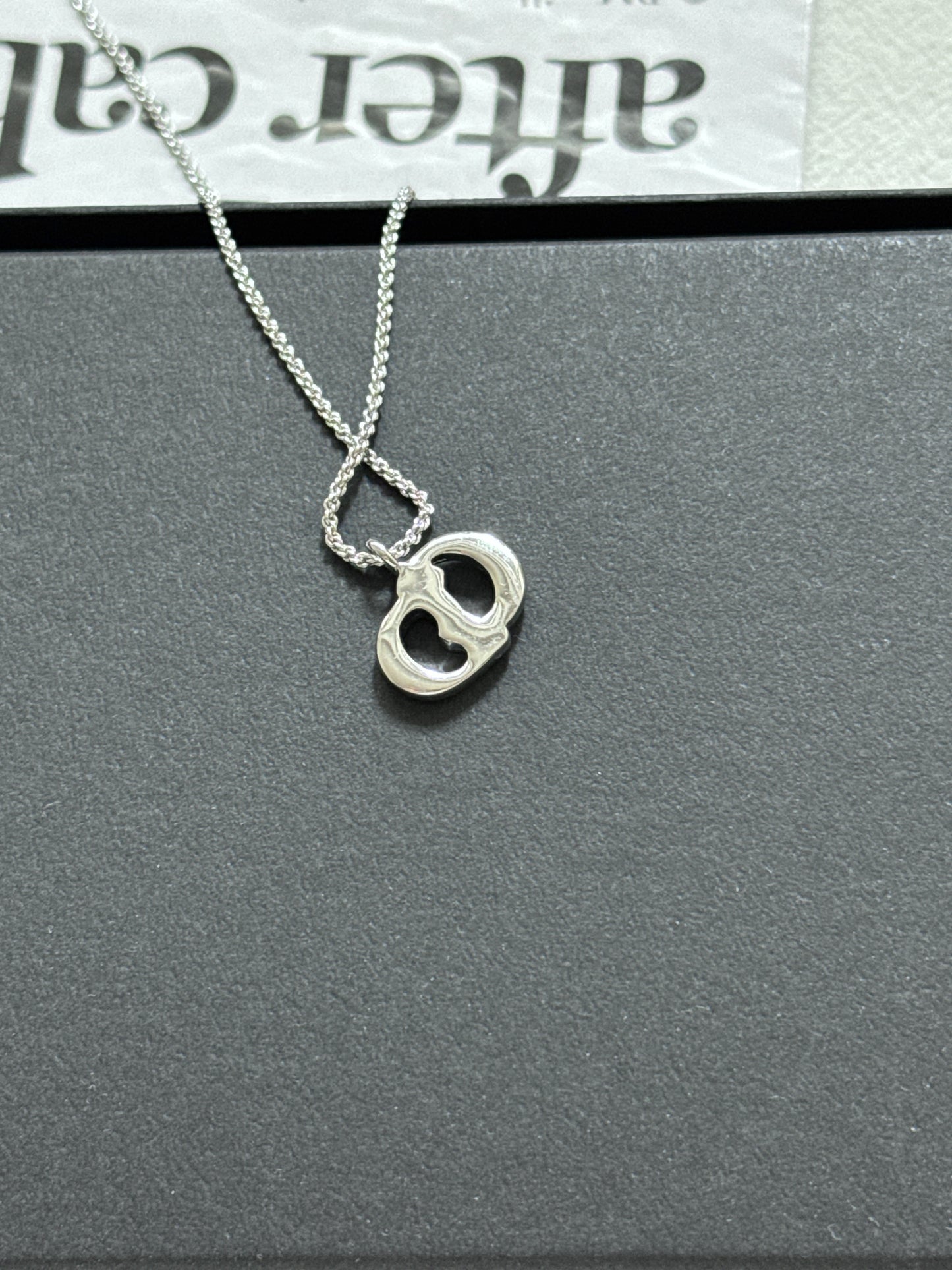 罕有銀色 Vintage Dior CD necklace✨