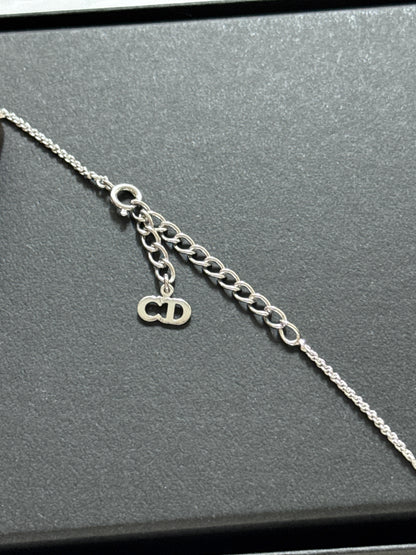 罕有銀色 Vintage Dior CD necklace✨