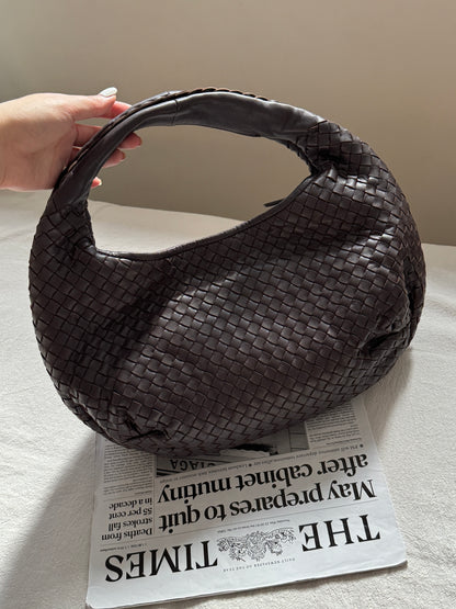 Vintage Bottega Veneta 深棕色半月hobo🌙