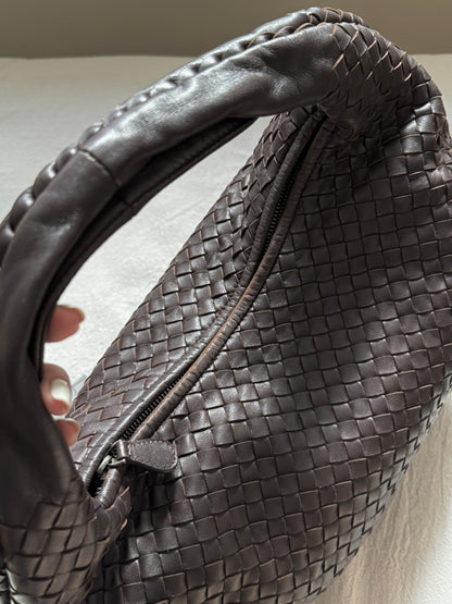Vintage Bottega Veneta 深棕色半月hobo🌙