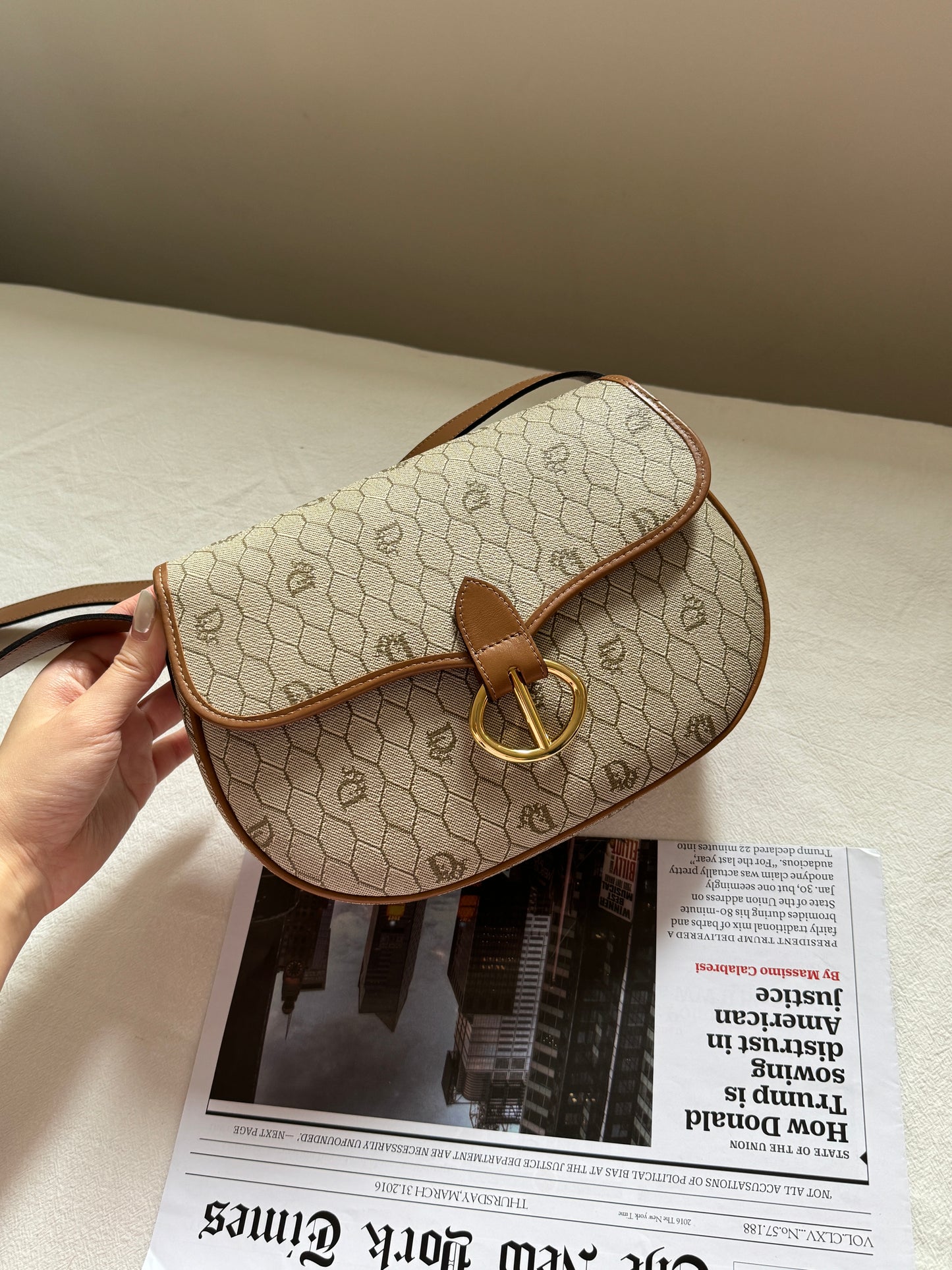 Vintage Dior 豬鼻扣馬鞍包🍯