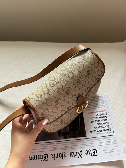 Vintage Dior 豬鼻扣馬鞍包🍯