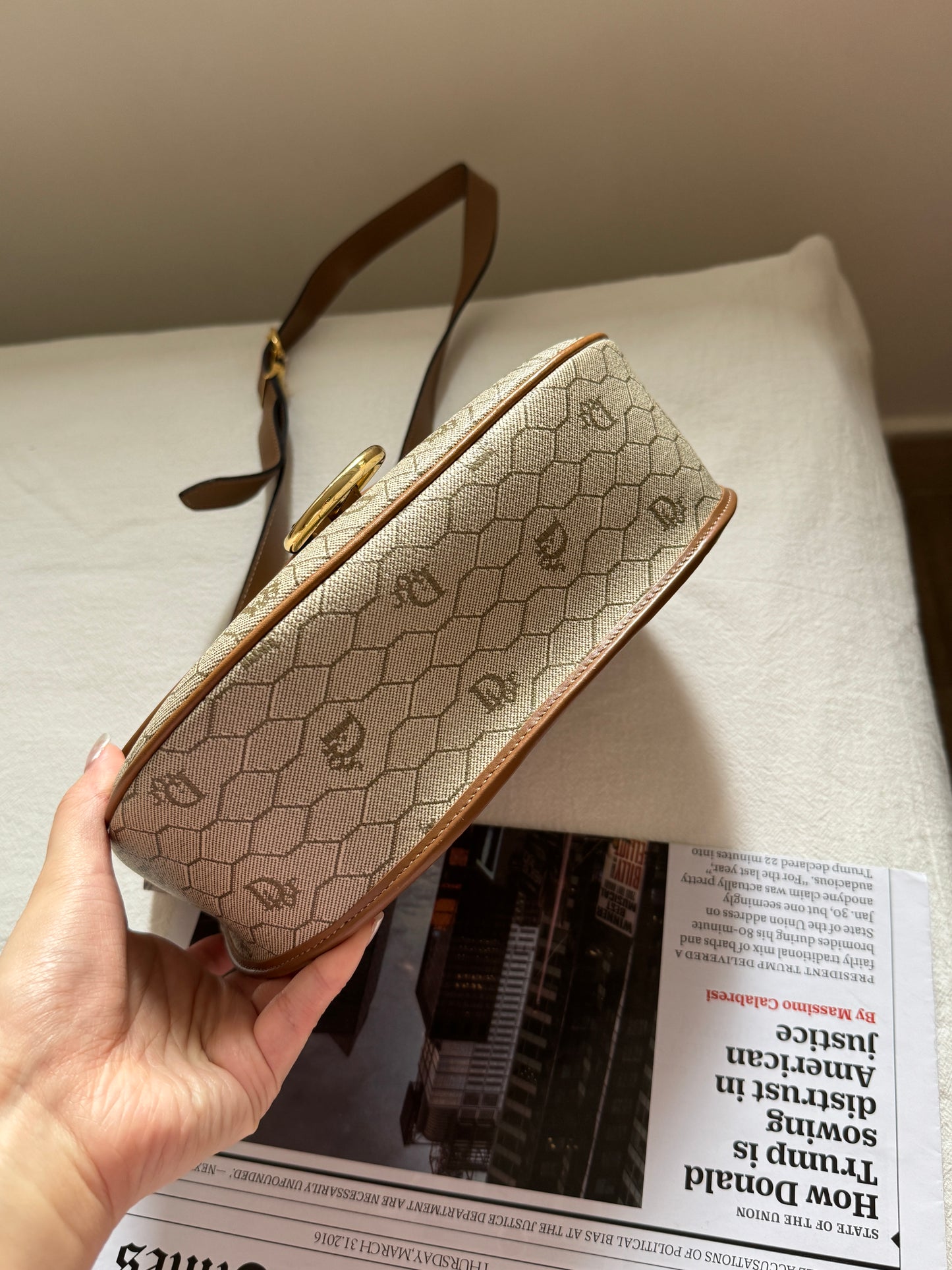 Vintage Dior 豬鼻扣馬鞍包🍯