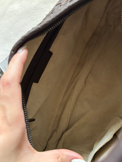 Vintage Bottega Veneta 深棕色半月hobo🌙