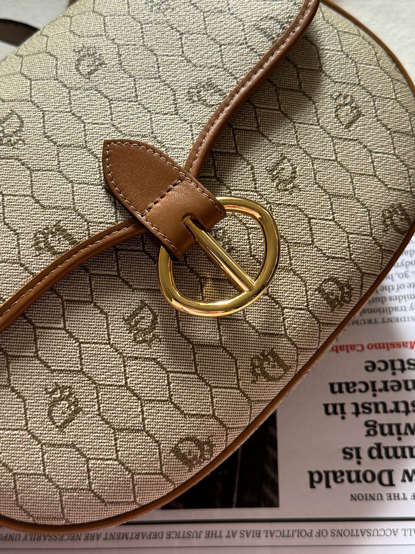 Vintage Dior 豬鼻扣馬鞍包🍯