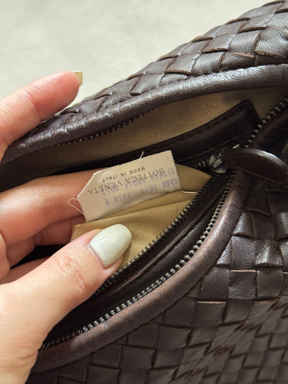 Vintage Bottega Veneta 深棕色半月hobo🌙