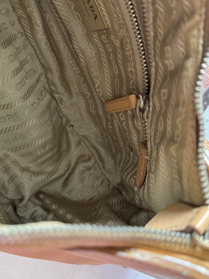Vintage Prada beige leather hobo bag🌙