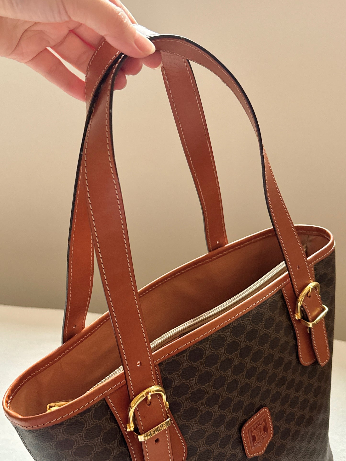 Vintage Celine macadam tote