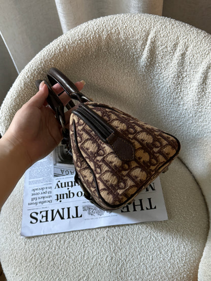 Vintage Dior brown monogram bag