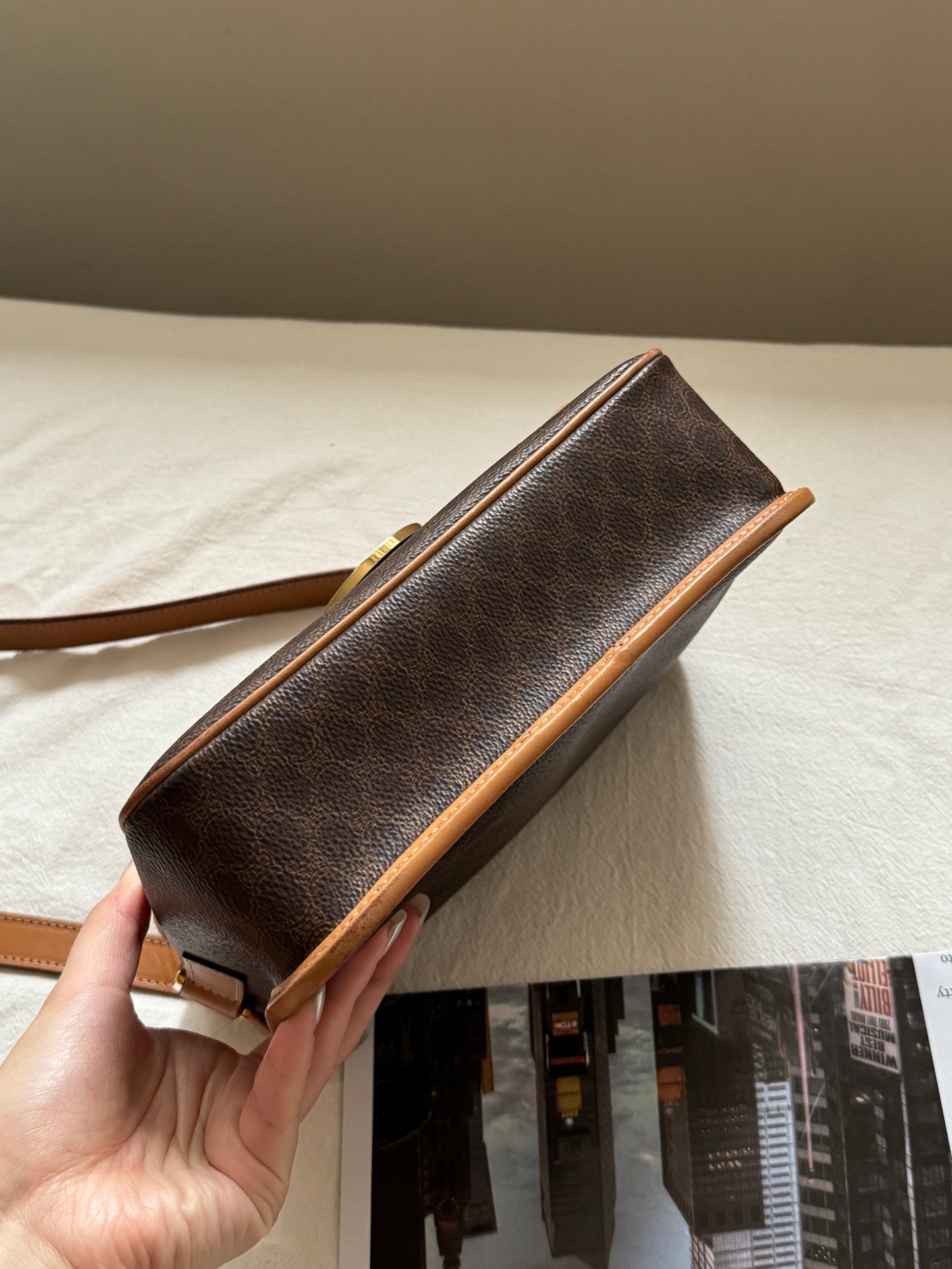 Vintage Celine 老花大金環豆腐包🪐