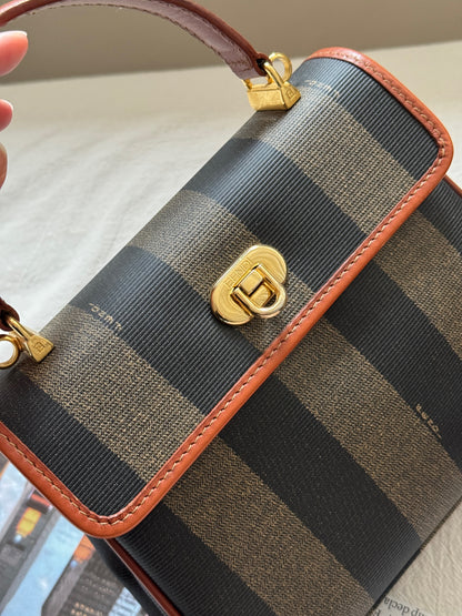 Vintage Fendi pequin mini kelly🪐