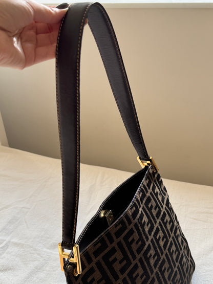 Vintage Fendi zucca square tote🫒