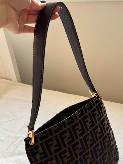 Vintage Fendi zucca square tote🫒
