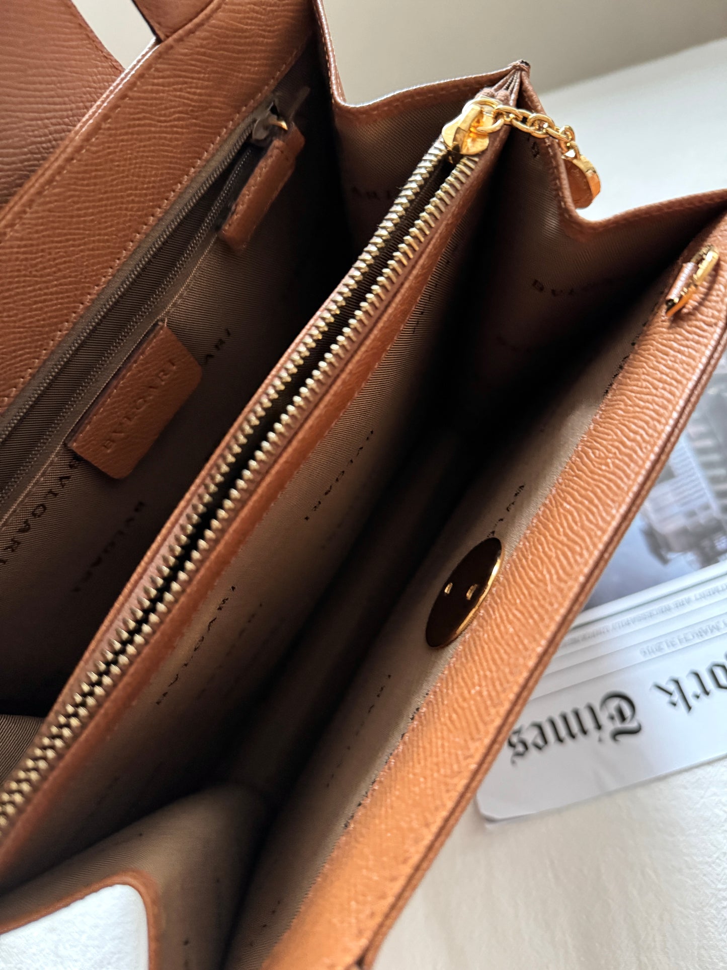 Vintage Bvlgari 風琴tote bag 2-way