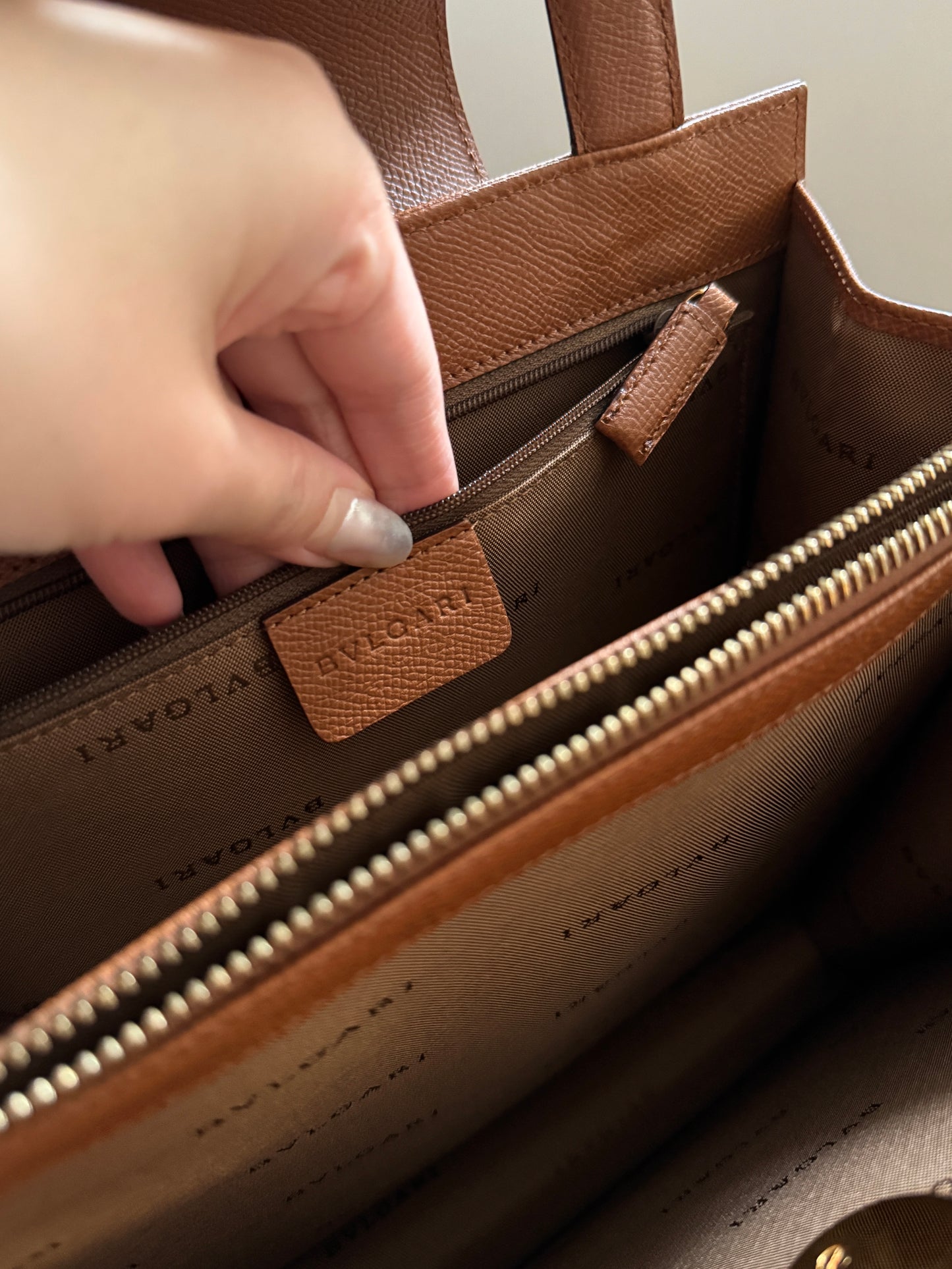 Vintage Bvlgari 風琴tote bag 2-way