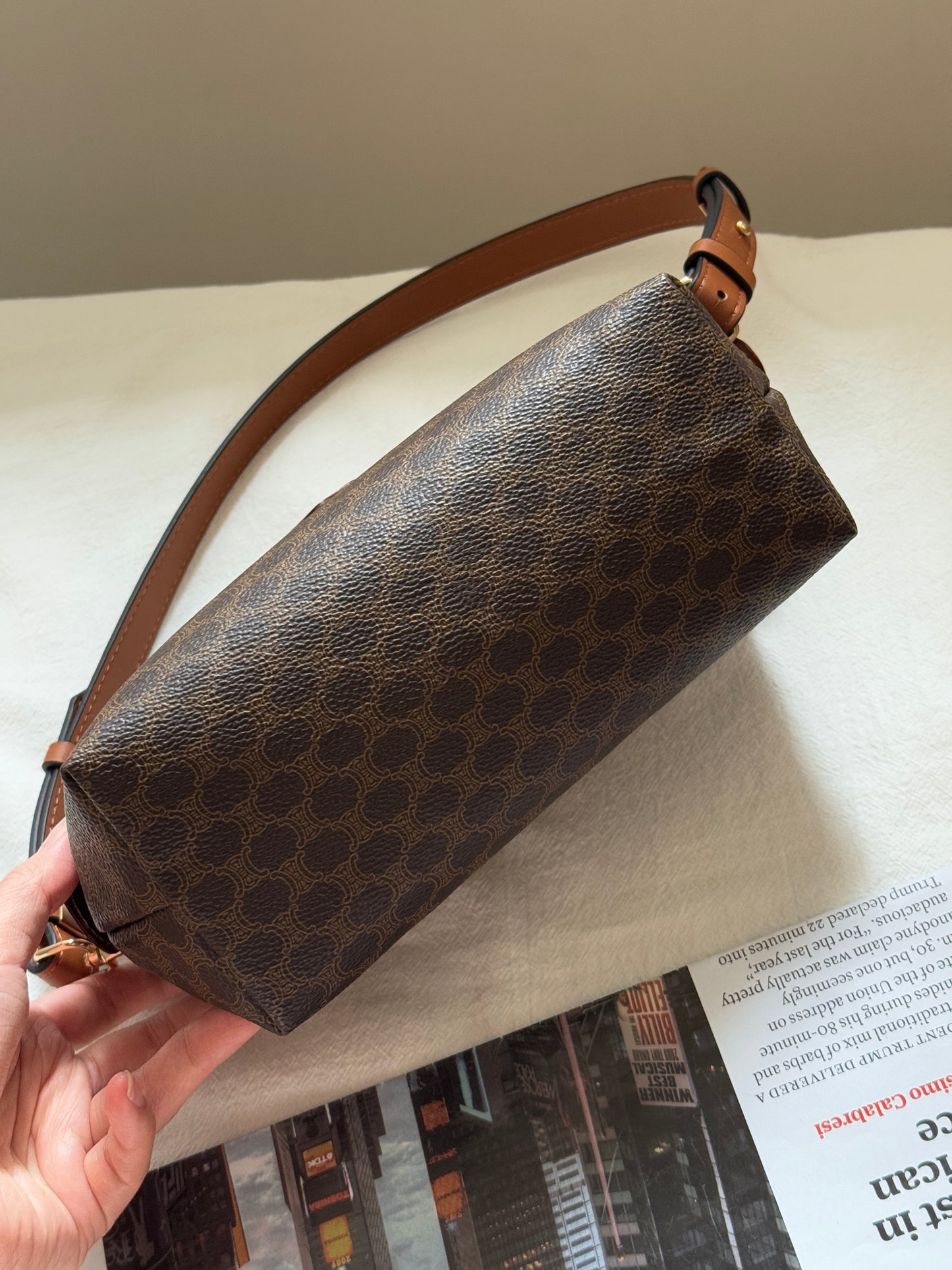 Vintage Celine macadam pouch☁️