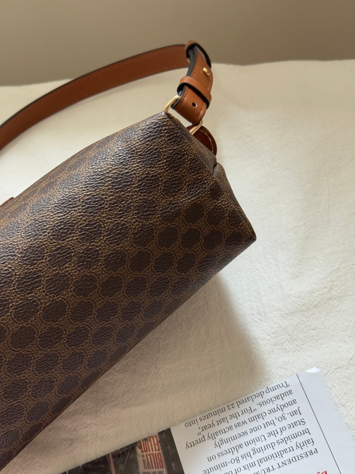 Vintage Celine macadam pouch☁️