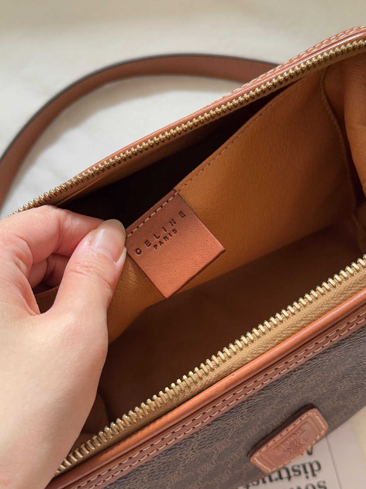 Vintage Celine macadam pouch☁️