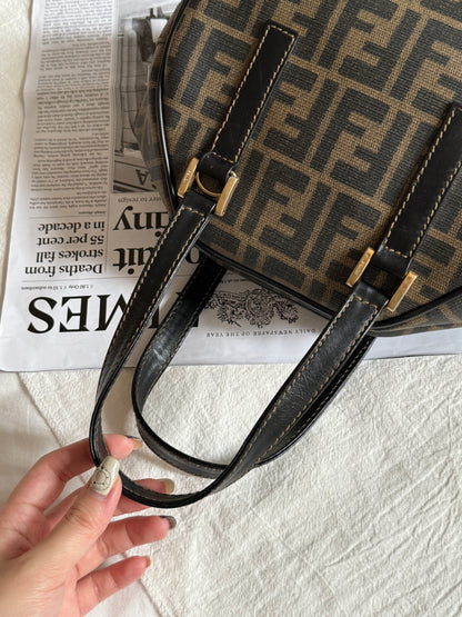 Vintage Fendi zucca 2-way boston bag