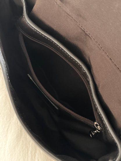 Vintage Coach老花麂皮碗豆包