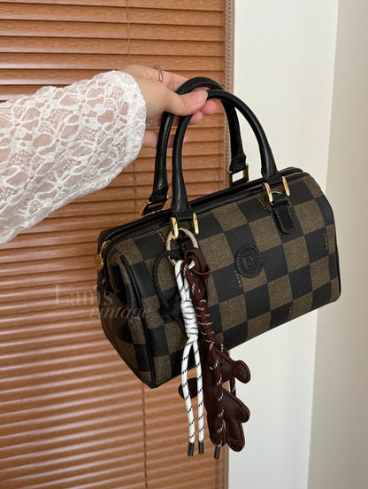 Vintave Fendi 棋盤格boston♟️