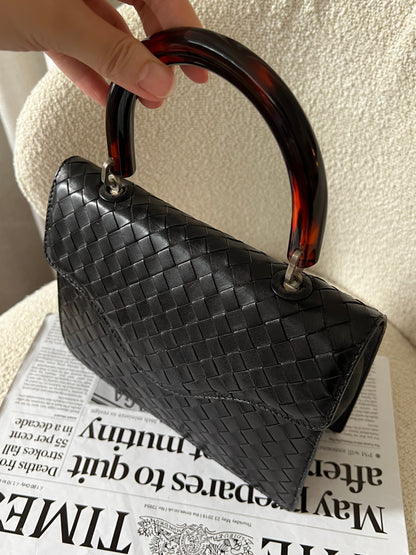 Vintage Bottega Veneta 玳瑁kelly bag