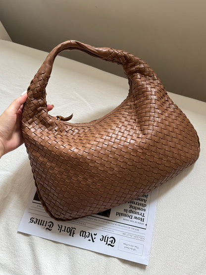 Vintage Bottega Veneta 奶茶hobo 38