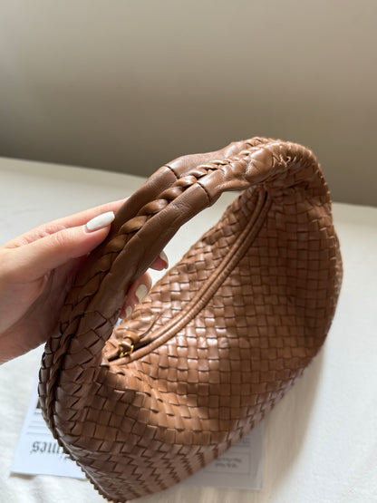Vintage Bottega Veneta 奶茶hobo 38