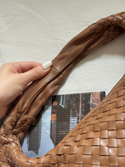 Vintage Bottega Veneta 奶茶hobo 38