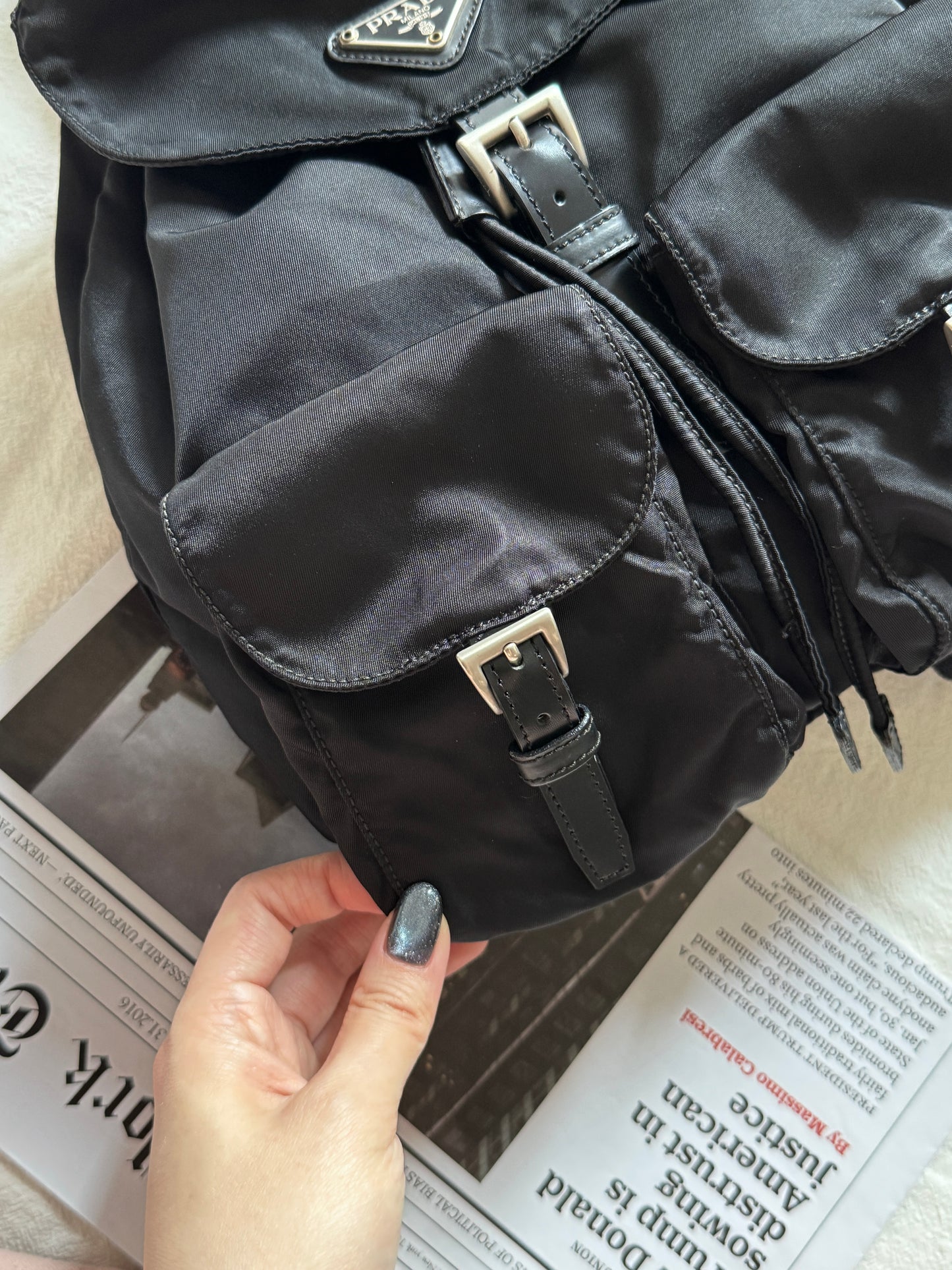 Vintage Prada classic nylon backpack🕶️
