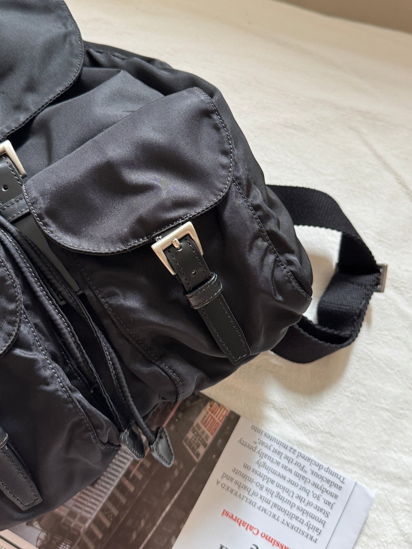 Vintage Prada classic nylon backpack🕶️
