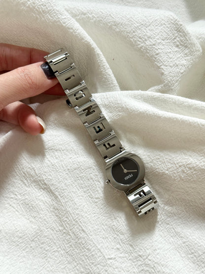 Vintage Fendi watch 鏤空字母錶帶