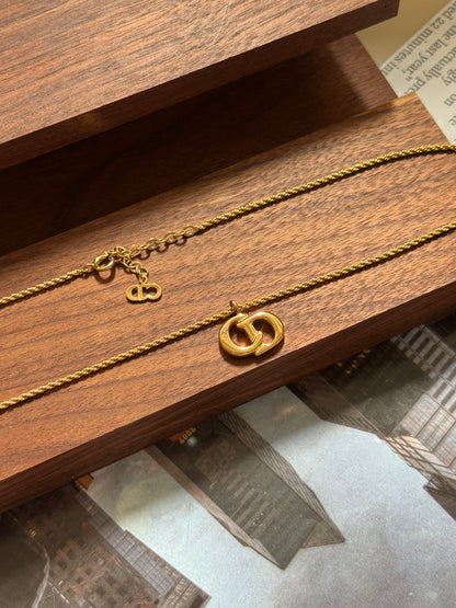 Vintage Dior CD necklaces💫