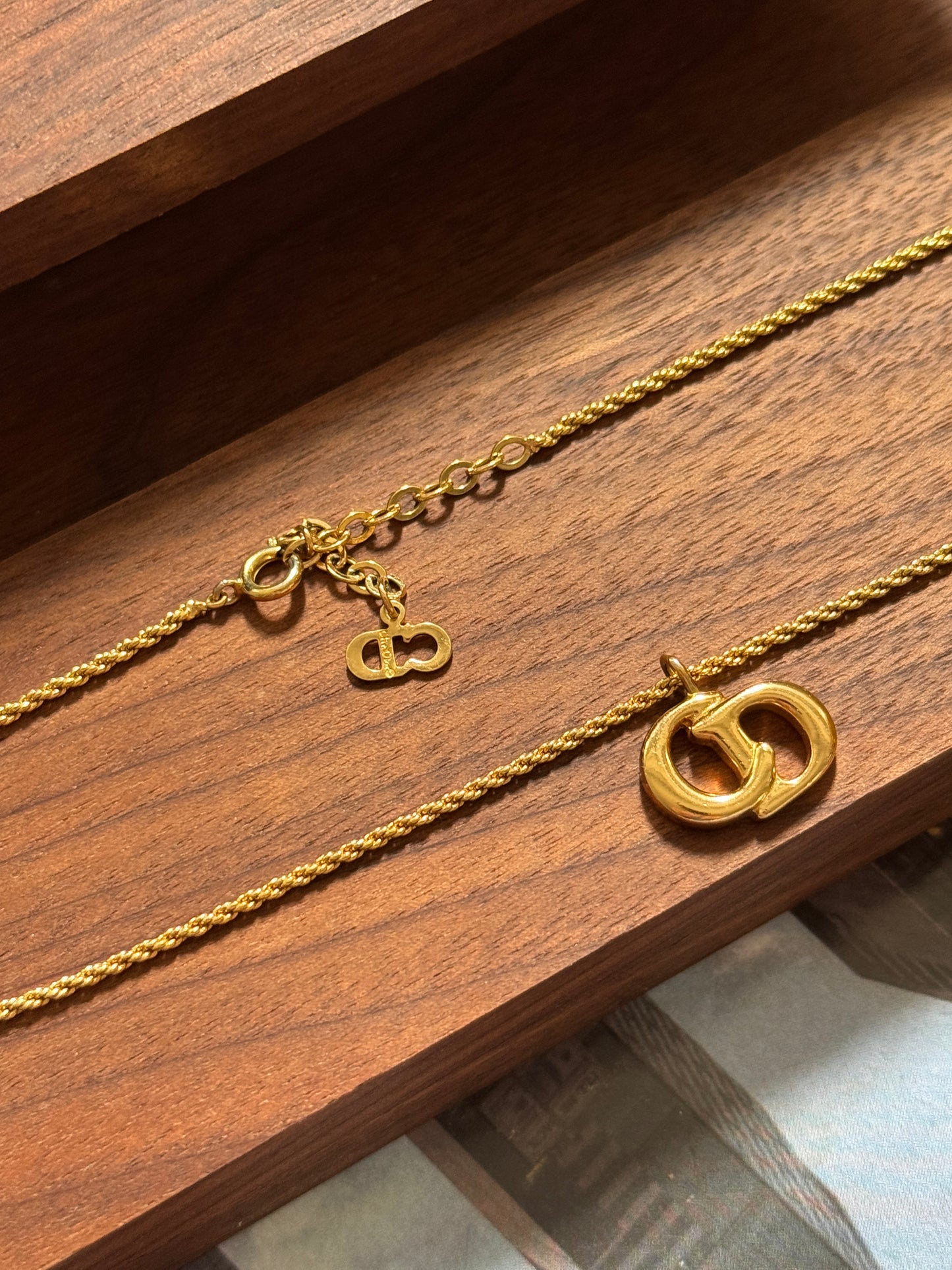 Vintage Dior CD necklaces💫