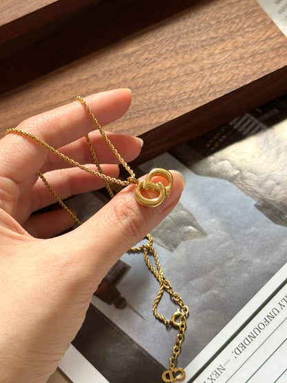 Vintage Dior CD necklaces💫
