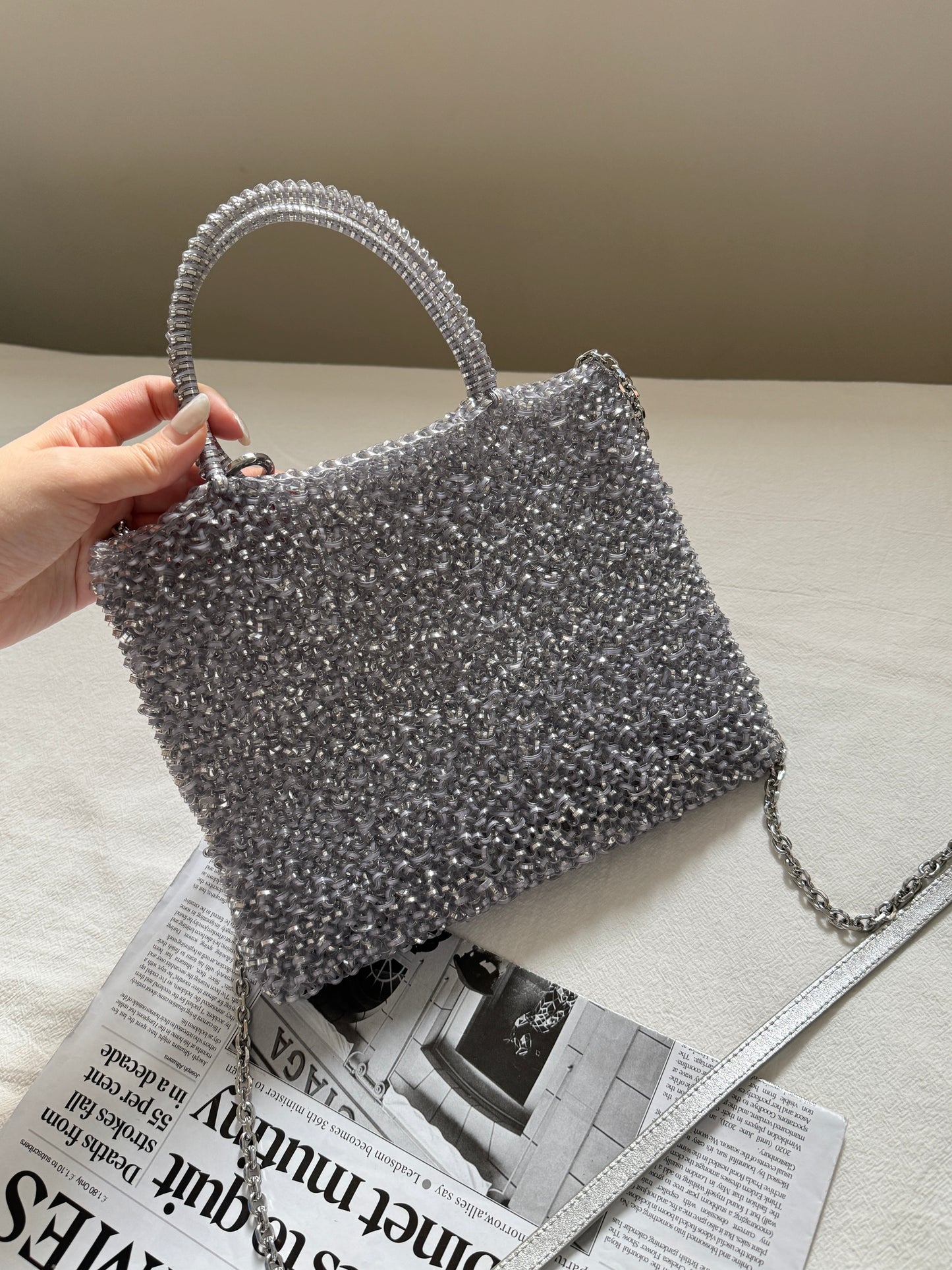 Pre-owned Anteprima wirebag 2-way手提