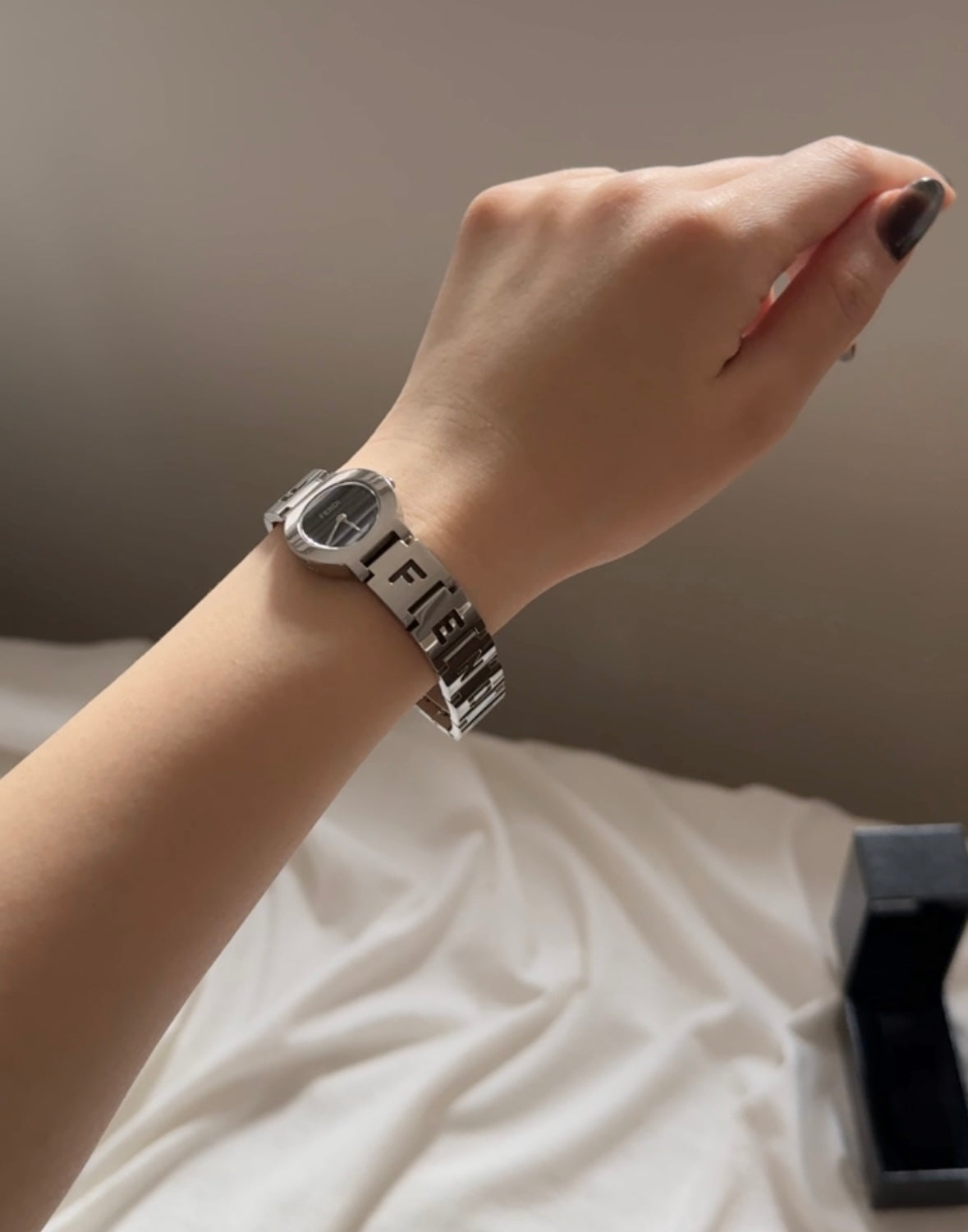 Vintage Fendi watch 鏤空字母錶帶