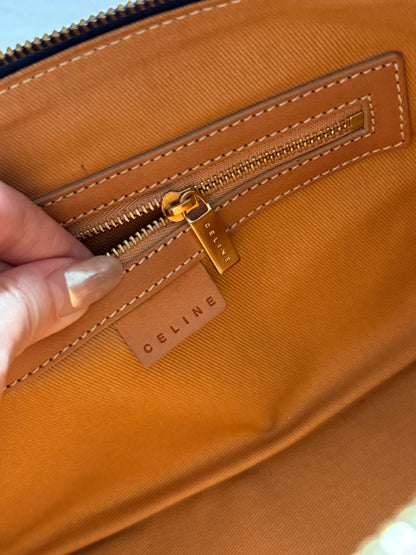 Vintage Celine海軍藍老花飯盒包⚓️