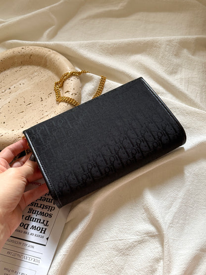 Vintage Dior黑金 trotter envelope bag✉️