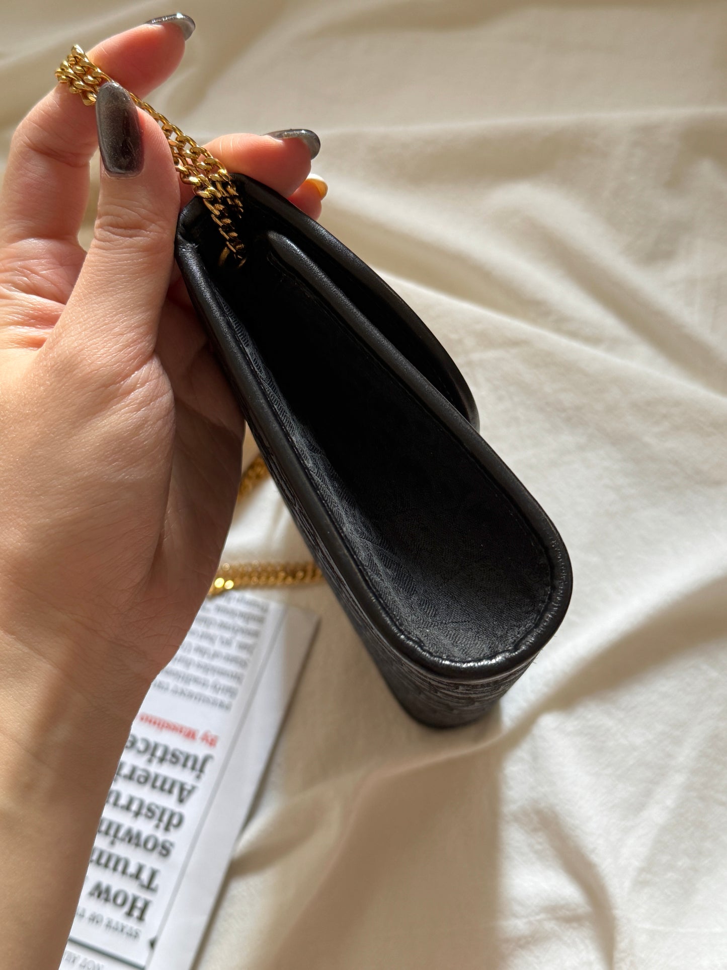 Vintage Dior黑金 trotter envelope bag✉️