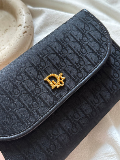 Vintage Dior黑金 trotter envelope bag✉️