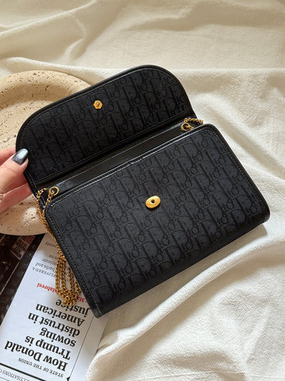 Vintage Dior黑金 trotter envelope bag✉️