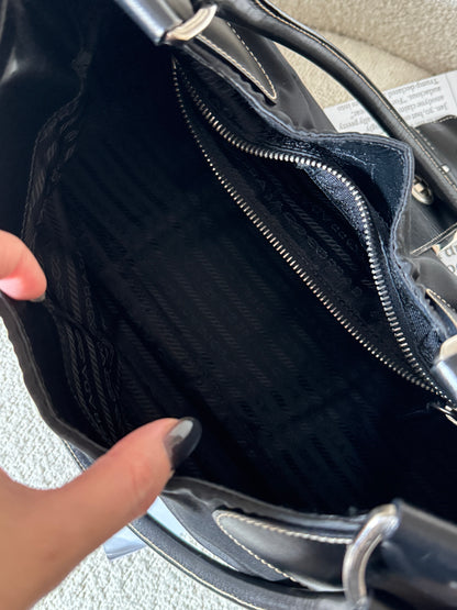 Vintage Prada 機車 buckle hobo bag🏍️