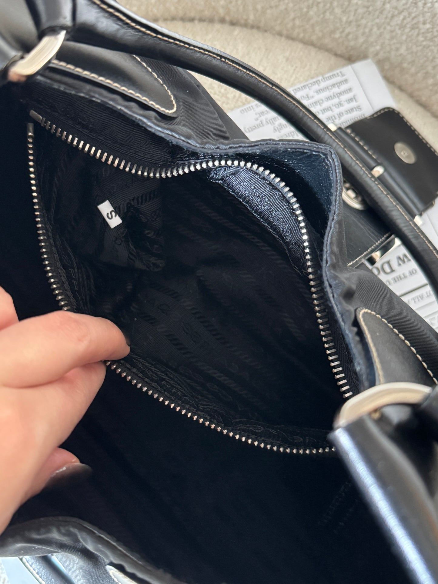 Vintage Prada 機車 buckle hobo bag🏍️
